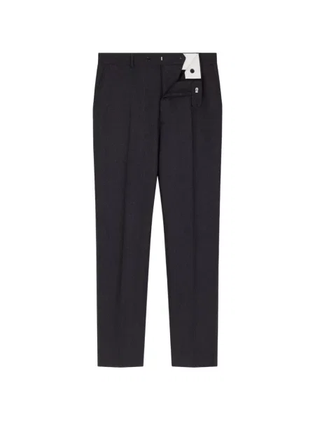 Pantaloni Fursac de lână albastru
