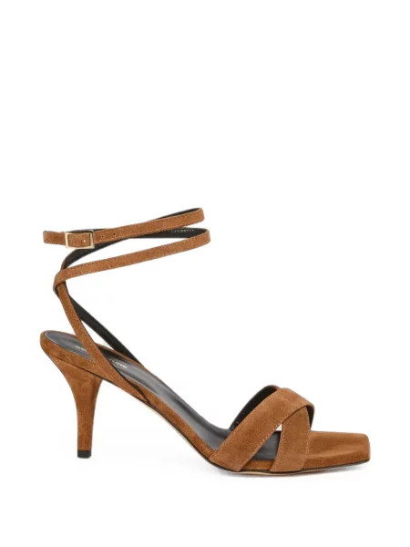 Sandale Semicouture cu bretele maro