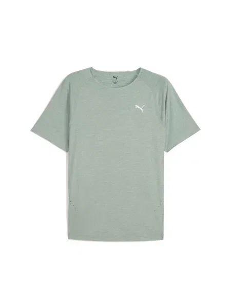 Футболка PUMA Everyday Cloudspun Ss Tee​ M комбінований верх зелений