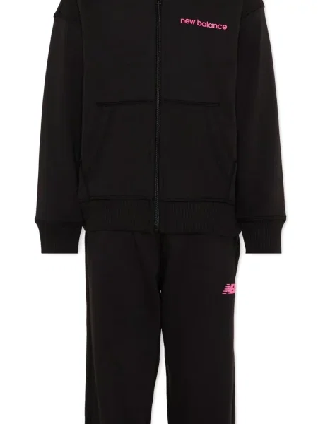 Komplet dresowy dziecięcy New Balance czarny