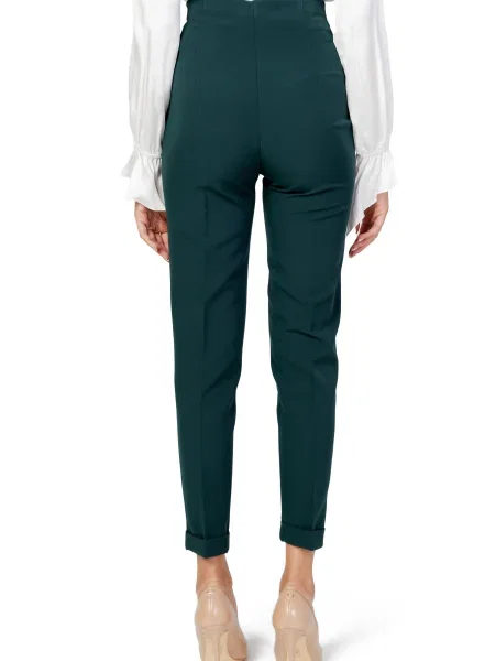 Pantaloni Sandro Ferrone alb