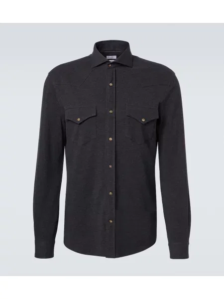 Риза Brunello Cucinelli сиво