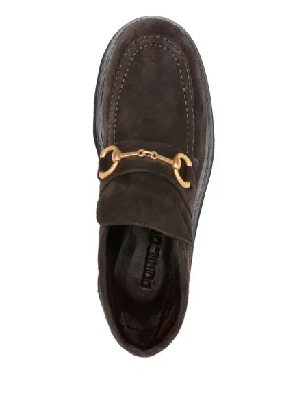 Pantofi loafer Pomme D´or din piele de căprioară maro