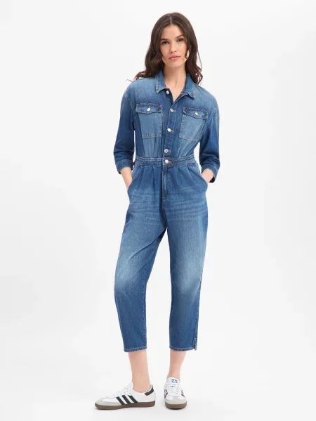 Joop! Jeans Jeansowy Kombinezon Eleni blau niebieski
