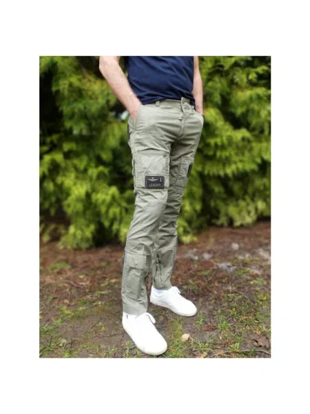 Spodnie Aeronautica Militare zielone
