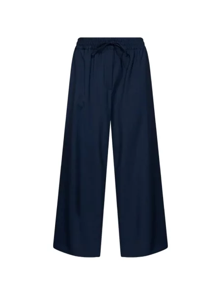 Pantaloni Weekend Max Mara cu cordon albastru