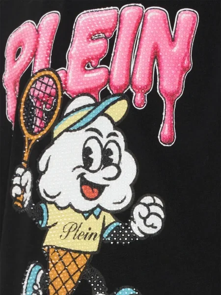 Koszulka dziecięca Philipp Plein czarna