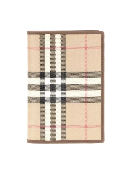 Portfel Burberry płócienny beżowy