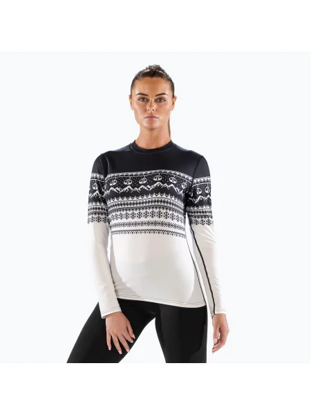 Női thermo hosszú ujjú felső Surfanic Cozy CarbonDri Limited Edition Crew Neck black. Méret: S fekete