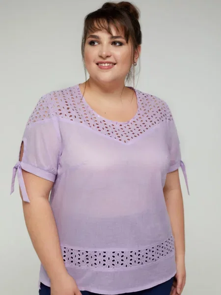 Блуза All Posa лавандовий текстиль