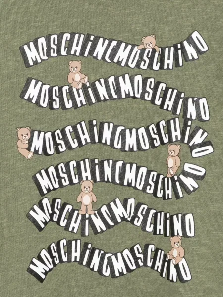 Bluza dziecięca Moschino zielona