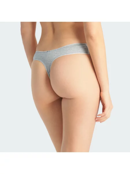 Tanga Adicolor Comfort Flex Cotton Underwear šedé