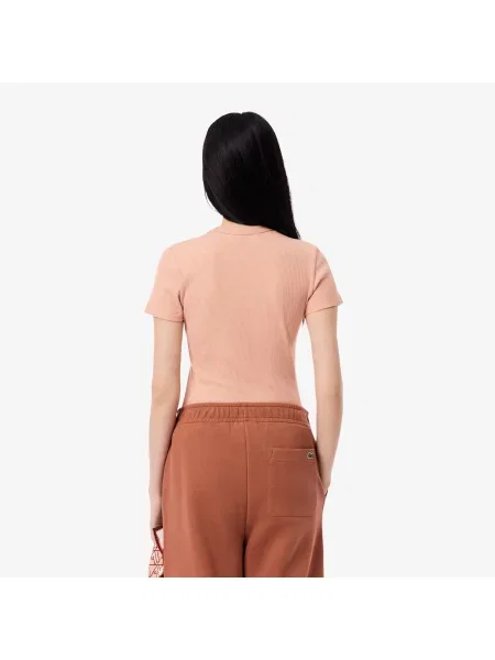 Футболка Lacoste бежевая