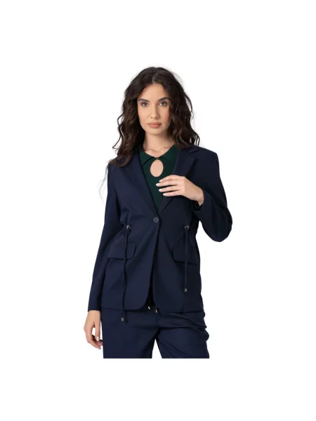 Marynarka Kocca ze ściągaczem niebieska