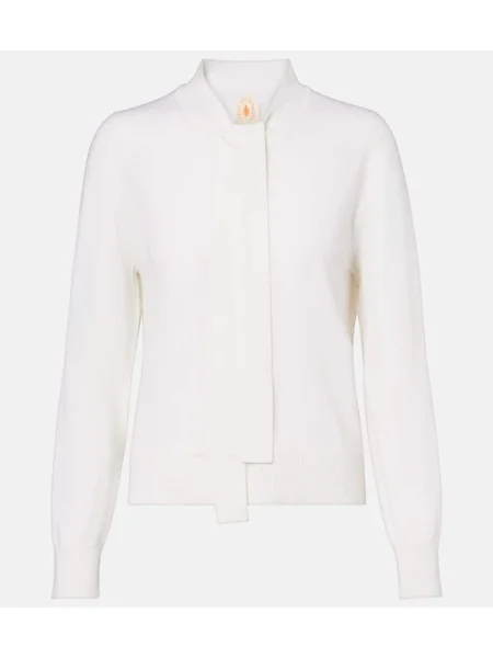 Pulover Jardin Des Orangers de lână alb