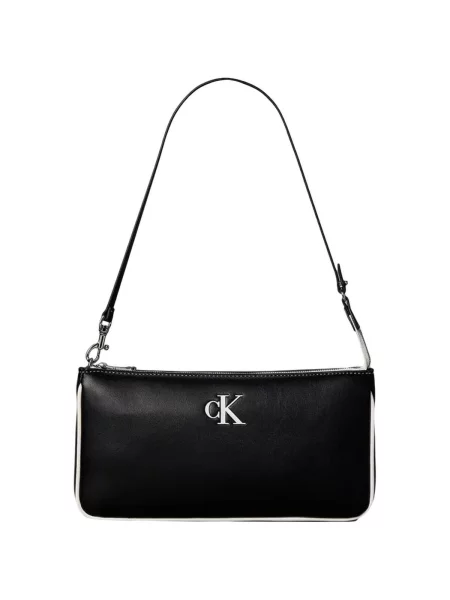 Geanta hobo Calvin Klein din piele negru