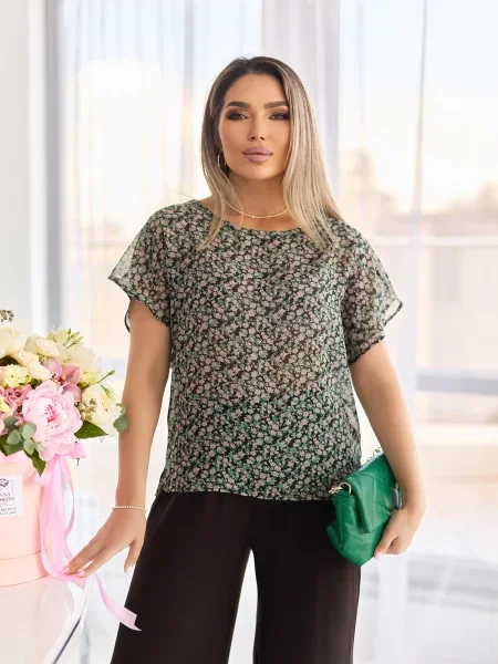 Блуза INNOE зелений