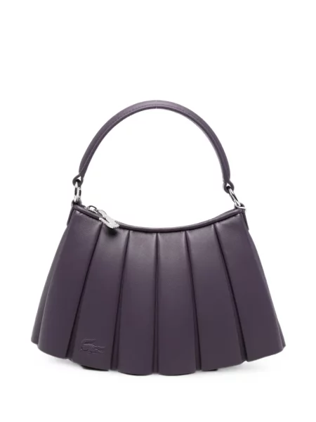 Geantă shopper Lacoste violet
