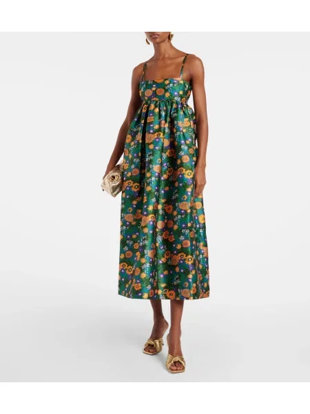 Rochie maxi Alemais cu imagine de costum