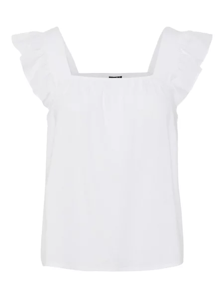 PIECES Bluză PCPIA' alb