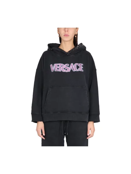 Bluza Versace z ćwiekami czarna