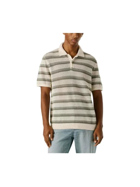 Koszulka polo z czystej bawełny o kroju regular fit Pepe Jeans zielona