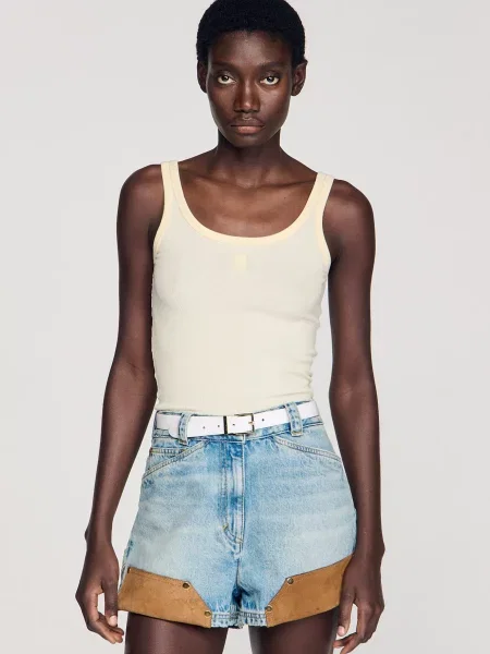 Майка Sandro жовта