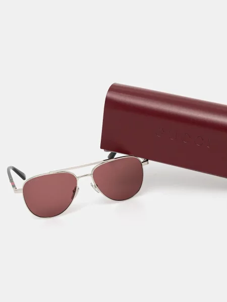Gucci ochelari argintiu