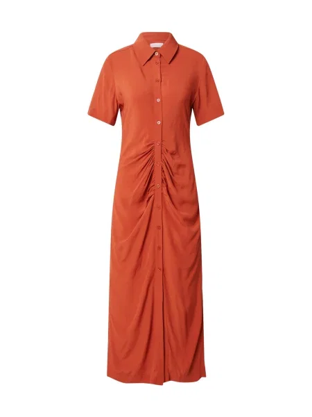 Košeľové šaty Morris oranžovo červená