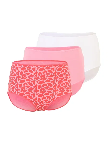 Ulla Popken Chiloți roz / roșu alb