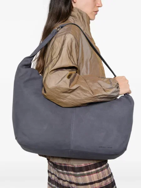 Geantă Paloma Wool din piele gri