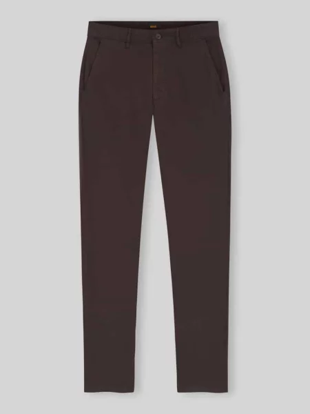 BOSS Orange spodnie chinos z Chino_slim pomarańczowe