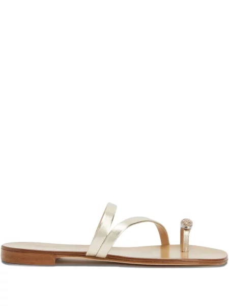 Sandale Giuseppe Zanotti de cristal auriu