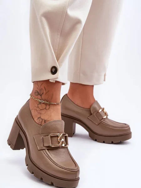 Elegantne mokasini Lemar rjava