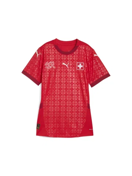 Koszulka domowa kobiecej reprezentacji Szwajcarii Team czerwona