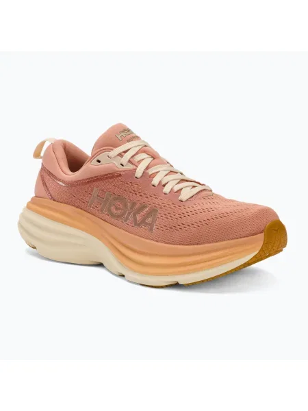 Дамски обувки за бягане HOKA Bondi 8 sandstone/cream оранжево