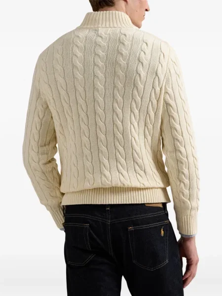 Μικρός κασκέτο Polo Ralph Lauren με χαμηλή μέση υφαίνω διαγωνίως πράσινο