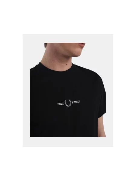 Tričko Fred Perry čierna