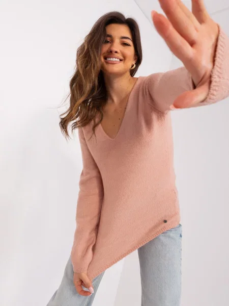 Pulover Fashionhunters roz