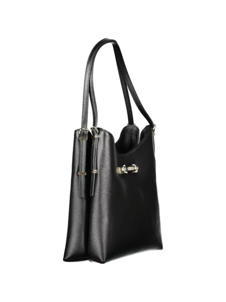 Шопинг чанта Guess с автограф черно