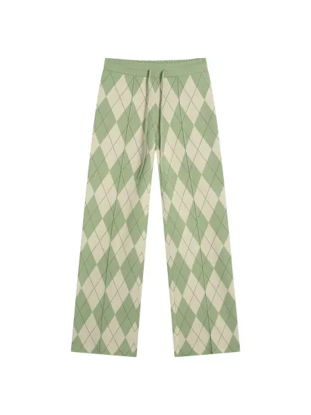 Spodnie House Of Sunny z wzorem argyle