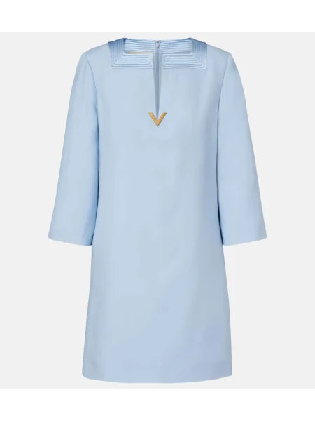 Rochie Valentino din crep albastru