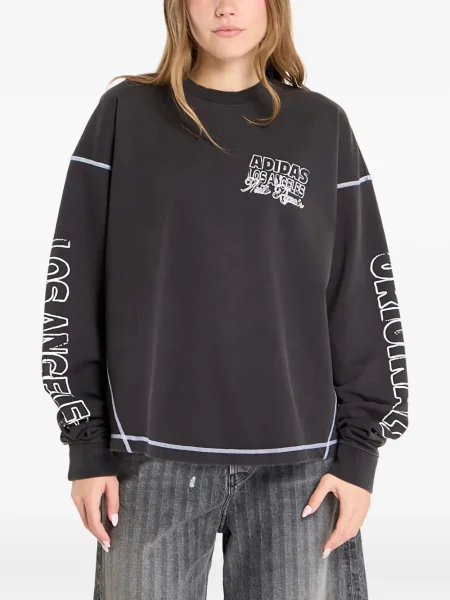 Top sport Adidas cu dungi de catifea cord tenis albastru