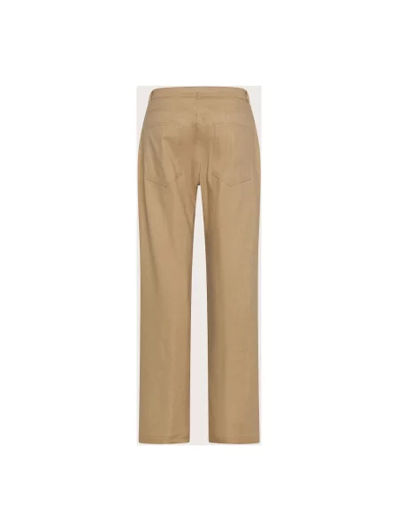 Spodnie Seventy brązowe