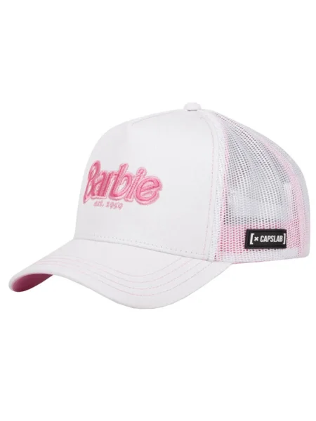 Capslab Șapcă Barbie Cap alb