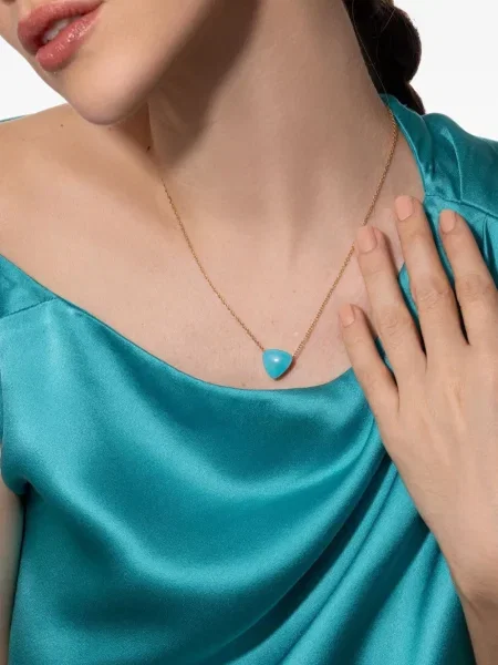 Pandantiv Vhernier de cristal albastru