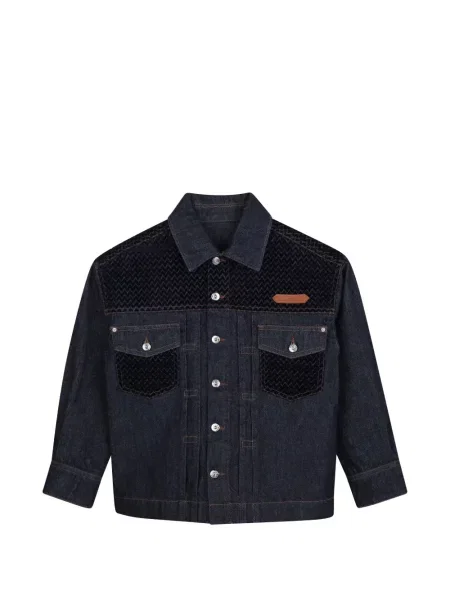Kurtka dziecięca Lanvin Enfant niebieska