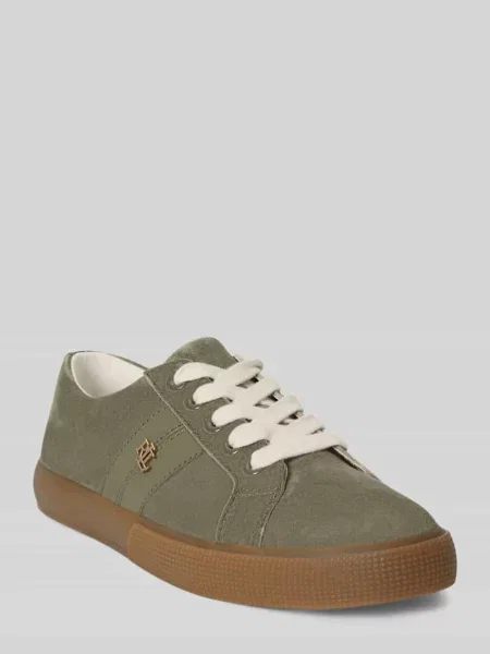 Lauren Ralph Lauren Janson II sneakersy skórzane zielone