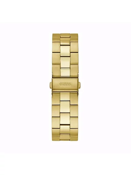 Lniany zegarek Guess żółty