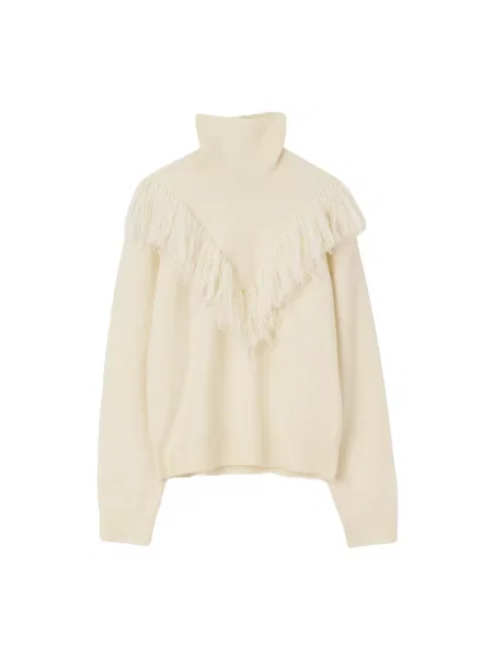 Sweter z golfem Rodebjer do golfa biały